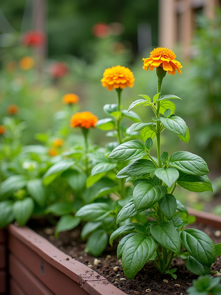 Healthy vegetables growing on containers on a 