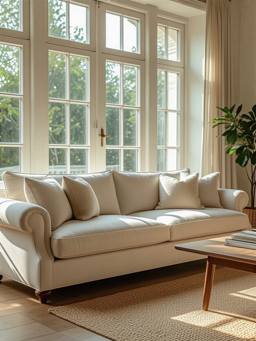 Conceptual image illustrating the transition from minimalist to bohemian chic living room aesthetics, showcasing diverse yet harmonious style elements.